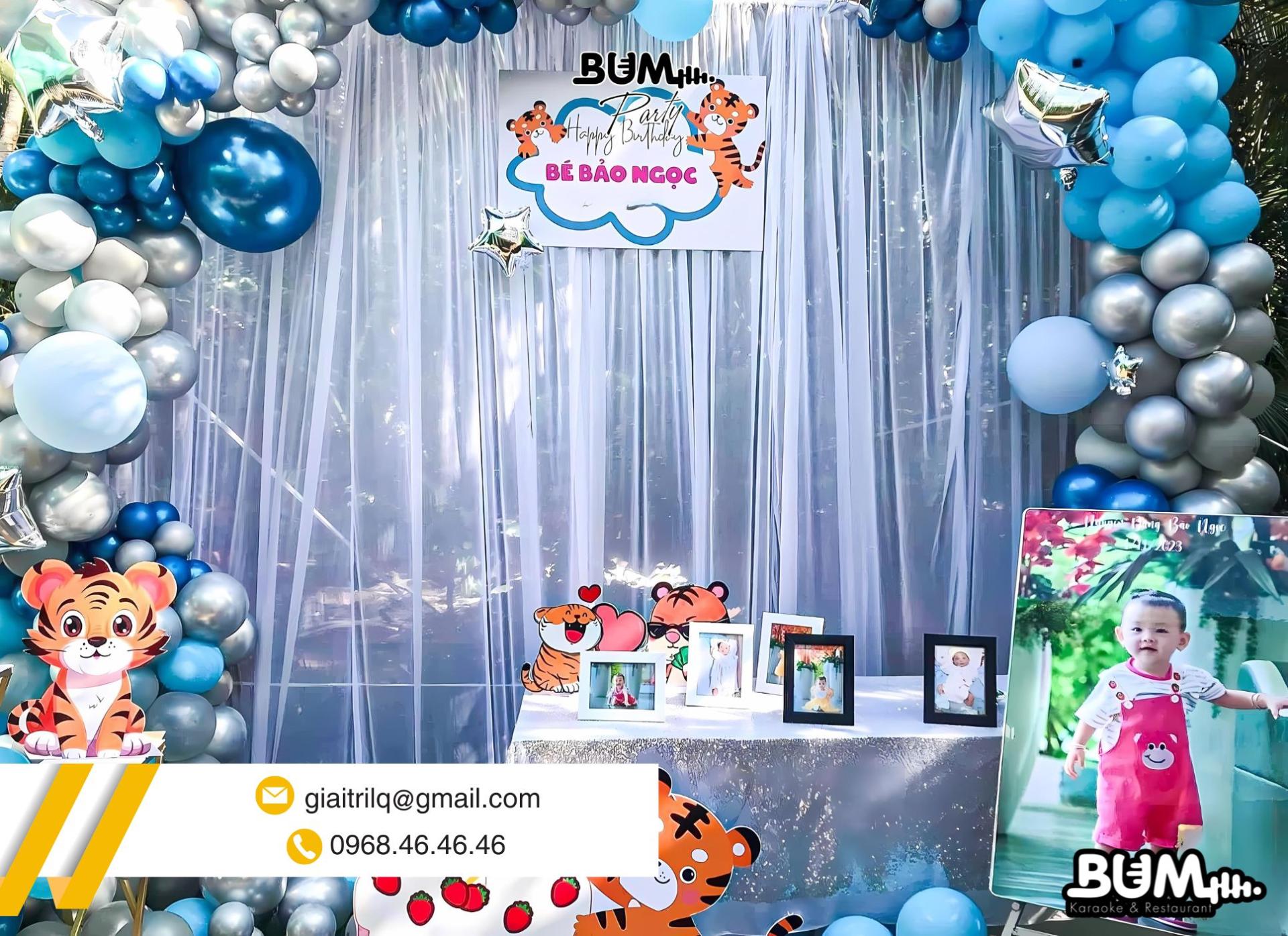 Trang trí không gian tiệc